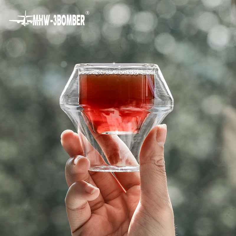 MHW-3Bomber Double Wall Glass Nighten Cup