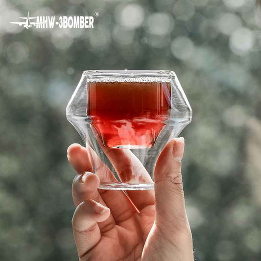 MHW-3Bomber Double Wall Glass Nighten Cup