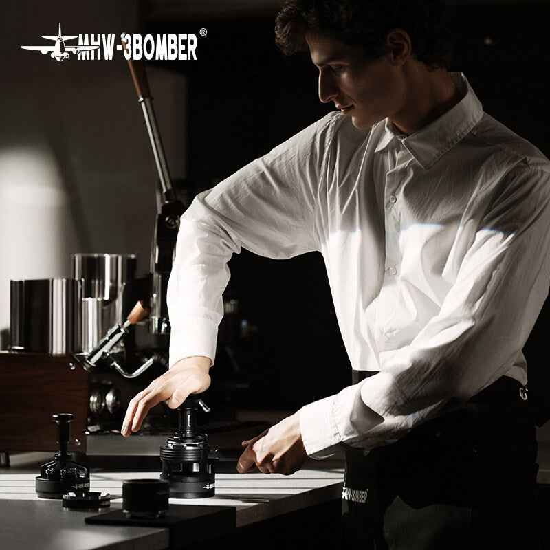 MHW-3Bomber Yu Series Force Impact Coffee Tamper 58mm