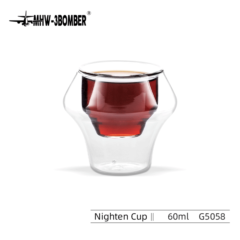MHW-3Bomber Double Wall Glass Nighten Cup - O'Coffee Club Lifestyle Store (543046-W / 200101007290)
