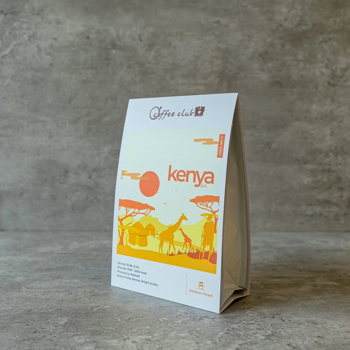 World Edition Series Coffee Beans 200g - Kenya AA KL Coffee Club MY