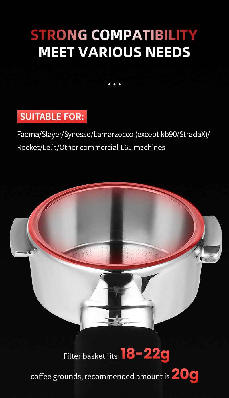 MHW-3Bomber Yu Series Unibody Bottomless Portafilter 58mm