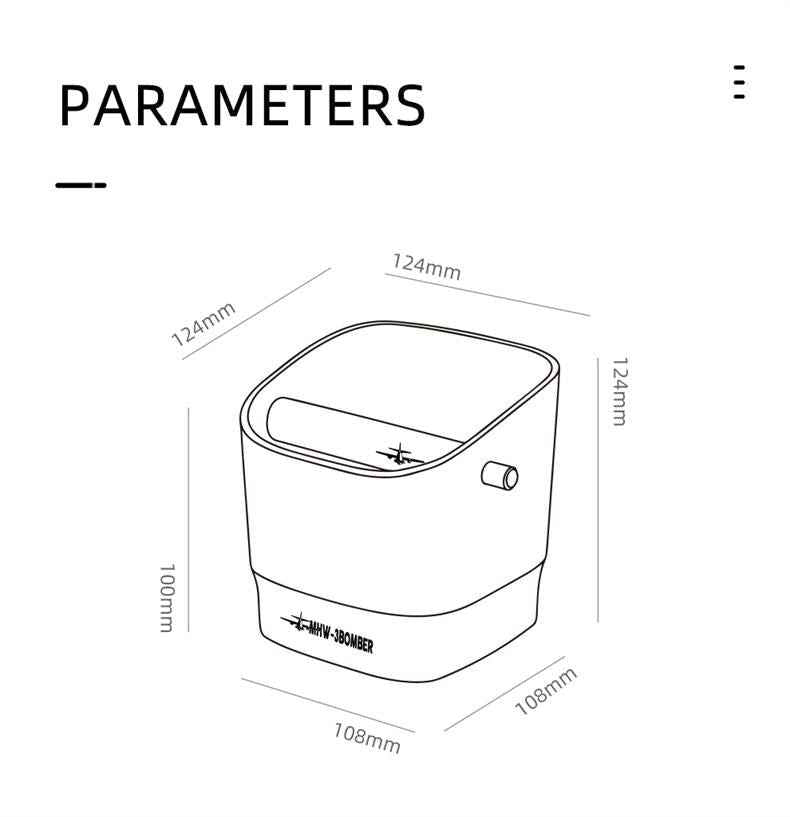 MHW-3BOMBER Square Knock Box