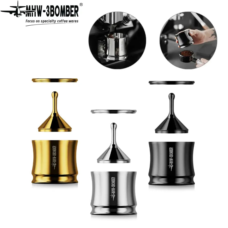MHW-3Bomber FlowLight SUS304 All Metal Dosing Funnel 58mm - O'Coffee Club Lifestyle Store (543046-W / 200101007290)