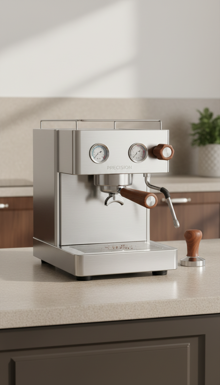 Stainless steel tamper ergonomic handle O'Coffee Club Lifestyle Store (543046-W / 200101007290)