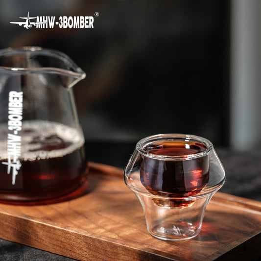 MHW-3Bomber Double Wall Glass Nighten Cup O'Coffee Club Lifestyle Store (543046-W / 200101007290)