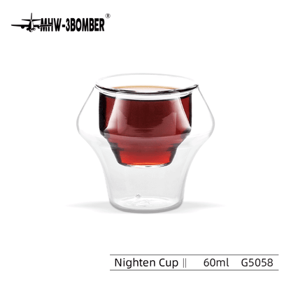 MHW-3Bomber Double Wall Glass Nighten Cup O'Coffee Club Lifestyle Store (543046-W / 200101007290)