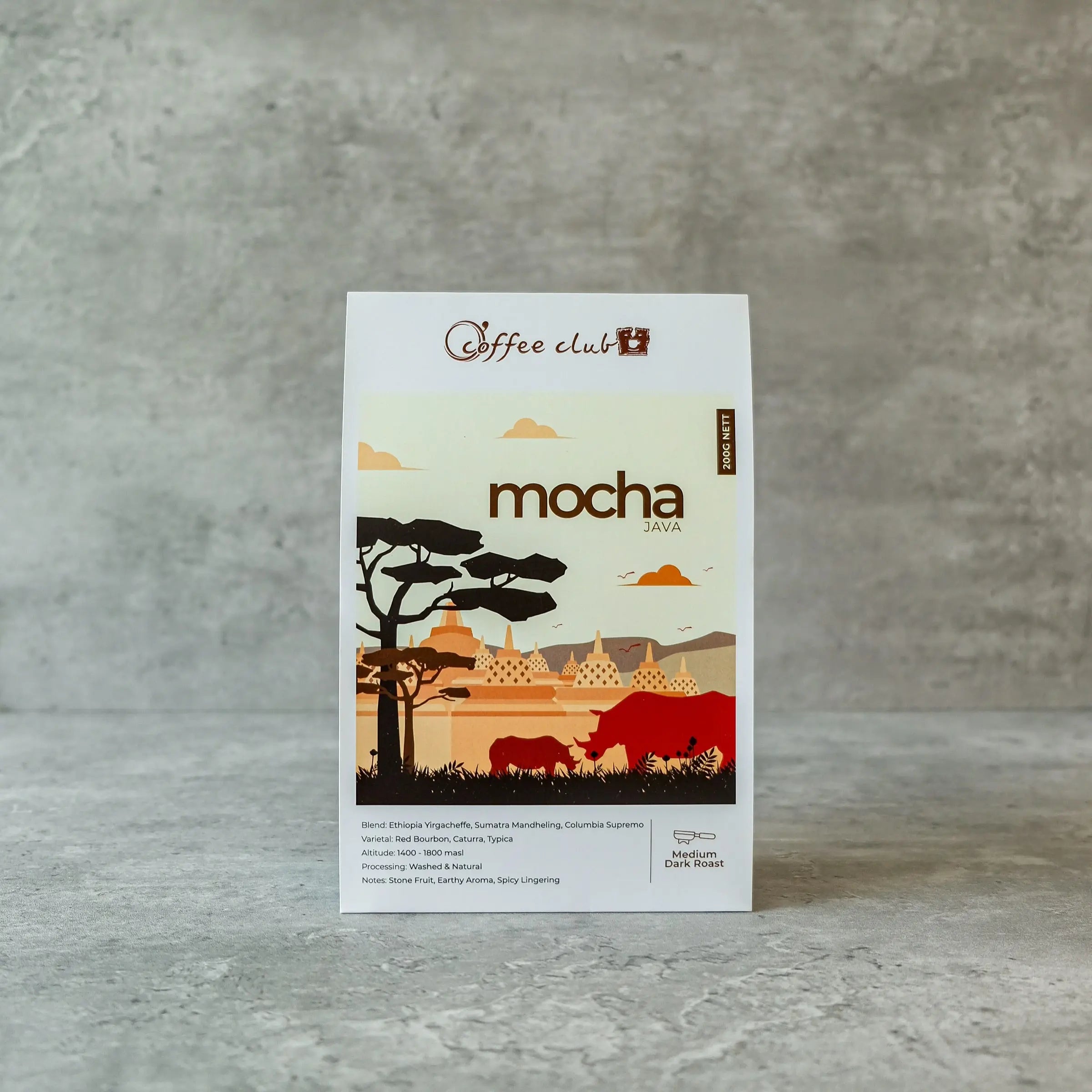 World Edition Series Coffee Beans 200g - Mocha Java KL Coffee Club MY