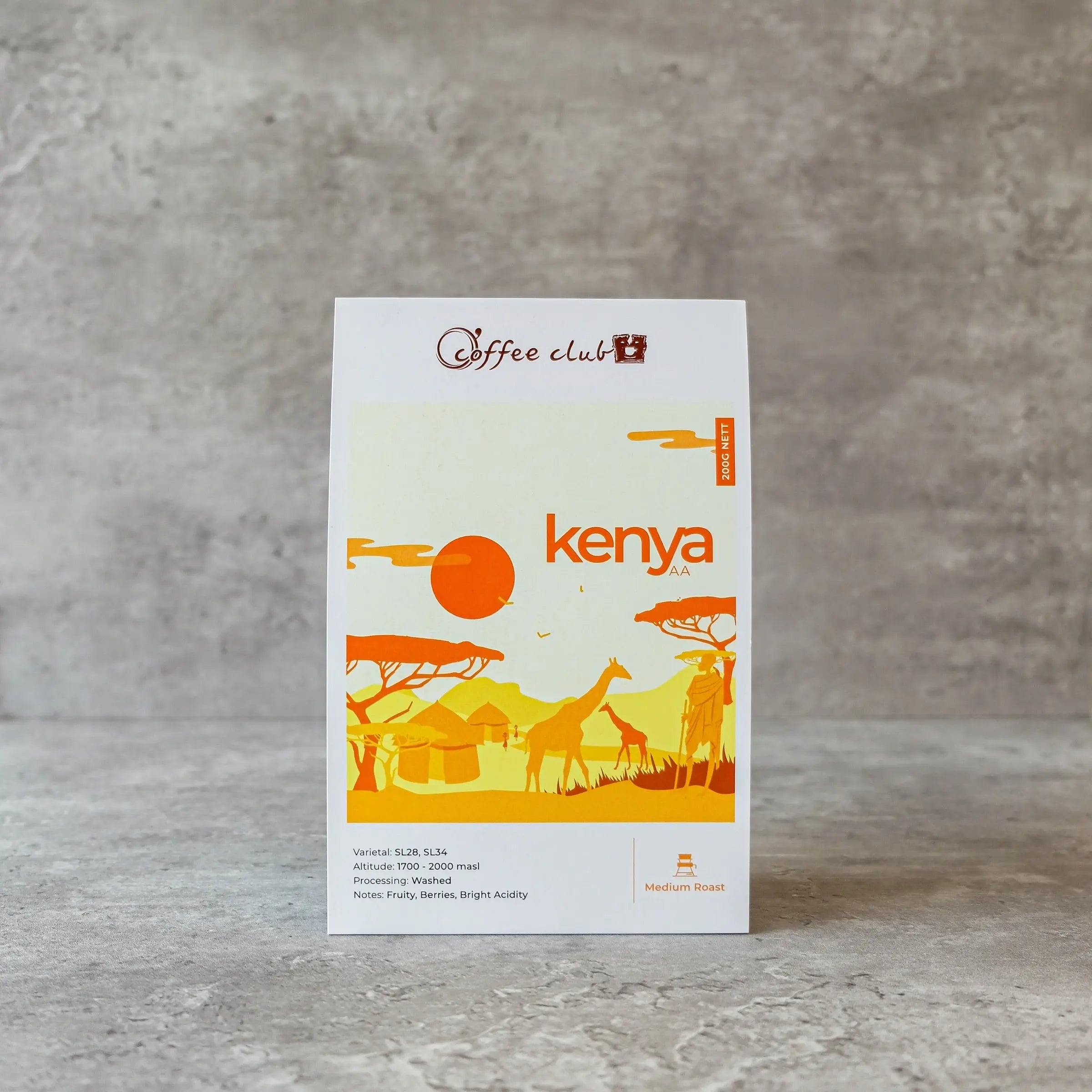 World Edition Series Coffee Beans 200g - Kenya AA KL Coffee Club MY