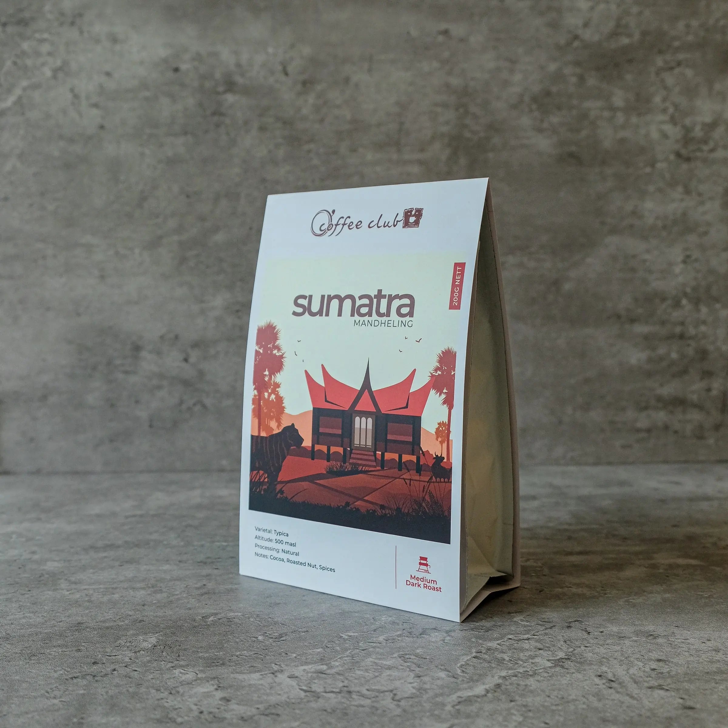 World Edition Series Coffee Beans 200g - Sumatra Mandheling KL Coffee Club MY