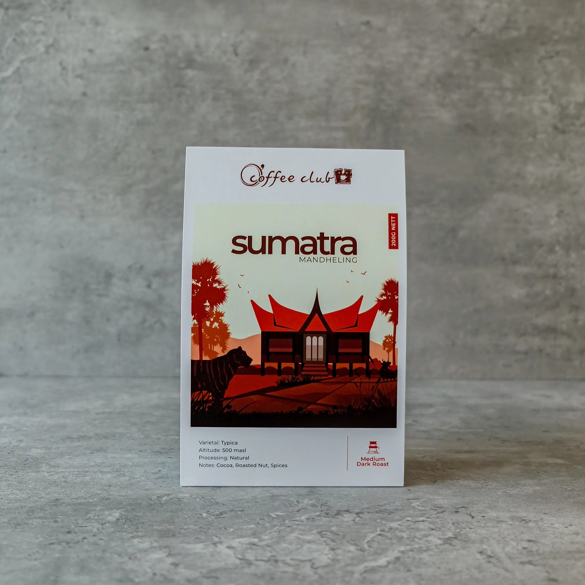 World Edition Series Coffee Beans 200g - Sumatra Mandheling KL Coffee Club MY