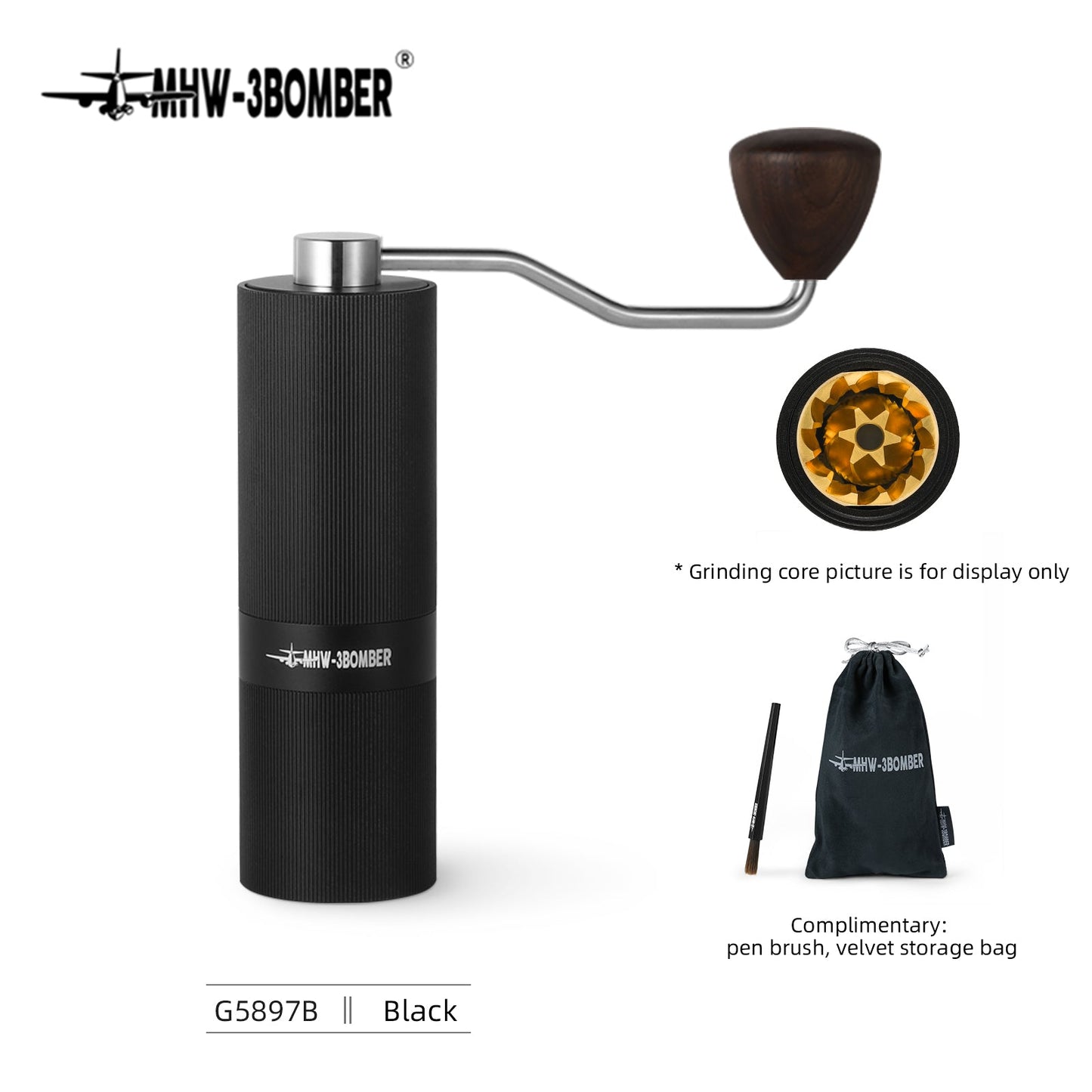 MHW-3BOMBER Racing M1 Manual Grinder O'Coffee Club Malaysia Store (543046-W)