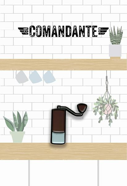 Comandante Enamel Pin O'Coffee Club Malaysia Store