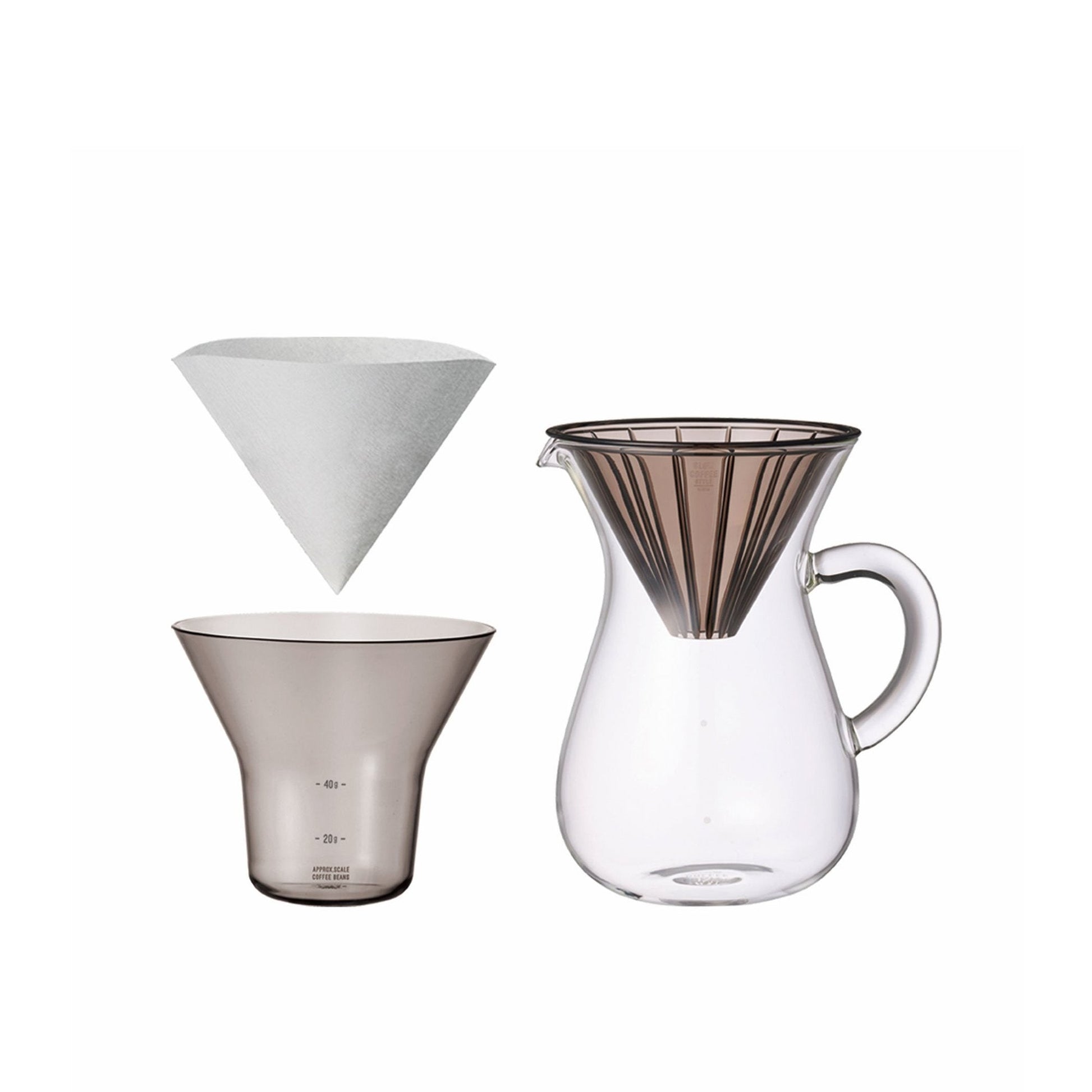 Kinto Slow Coffee Style Carafe Set Paper Filter 300ml O'Coffee Club Malaysia Store