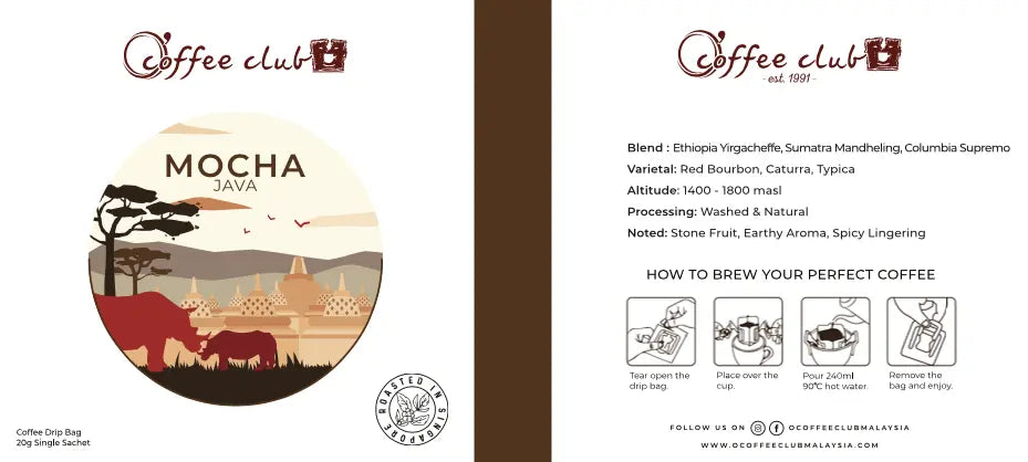 Drip Bag Coffee O'Coffee Club Malaysia Store