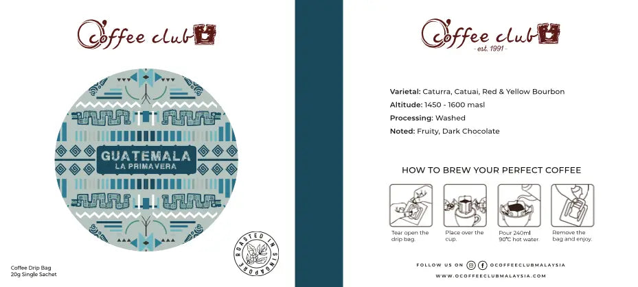 Drip Bag Coffee O'Coffee Club Malaysia Store