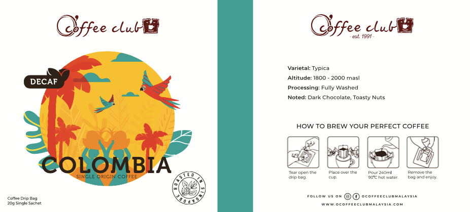 Drip Bag Coffee O'Coffee Club Malaysia Store
