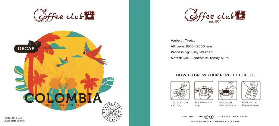 Drip Bag Coffee O'Coffee Club Malaysia Store