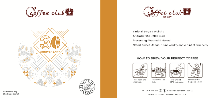 Drip Bag Coffee O'Coffee Club Malaysia Store